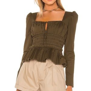 Petersyn - Liza Top in Olive Green